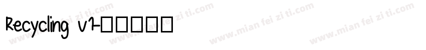 Recycling v1字体转换